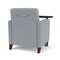 Lesro Siena Lounge Reception Guest Chair W/ Swivel Tablet, 27 in W 29.5 in L 32.5 in H SN1101 - alternate 3